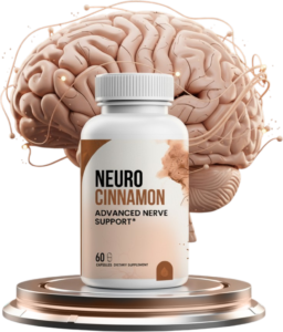 Neuro Cinnamon supplement bottle – natural brain support formula